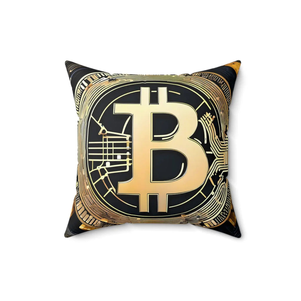 Cozy Spun Polyester Square Pillow - Bold Comfort Style - DipaliZ
