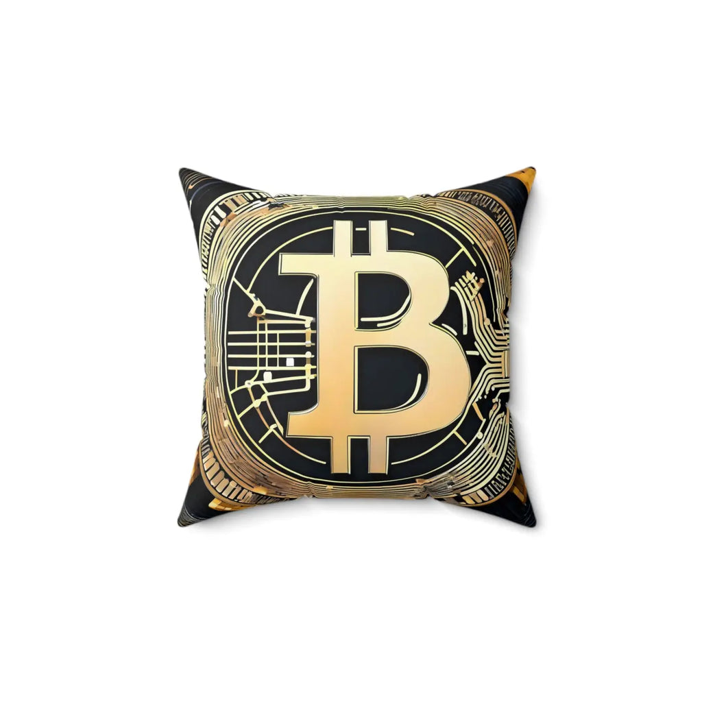 Cozy Spun Polyester Square Pillow - Bold Comfort Style - DipaliZ