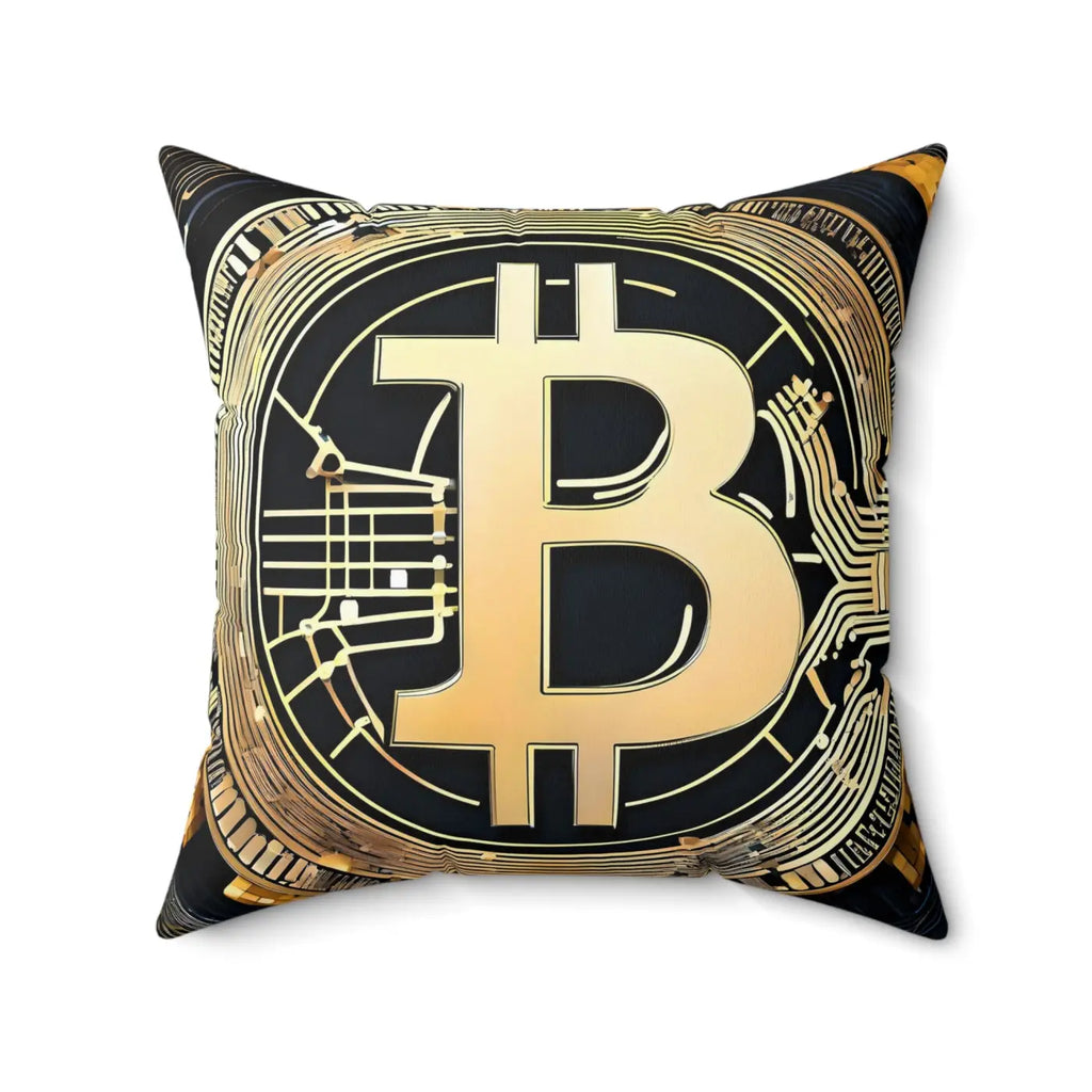 Cozy Spun Polyester Square Pillow - Bold Comfort Style - DipaliZ