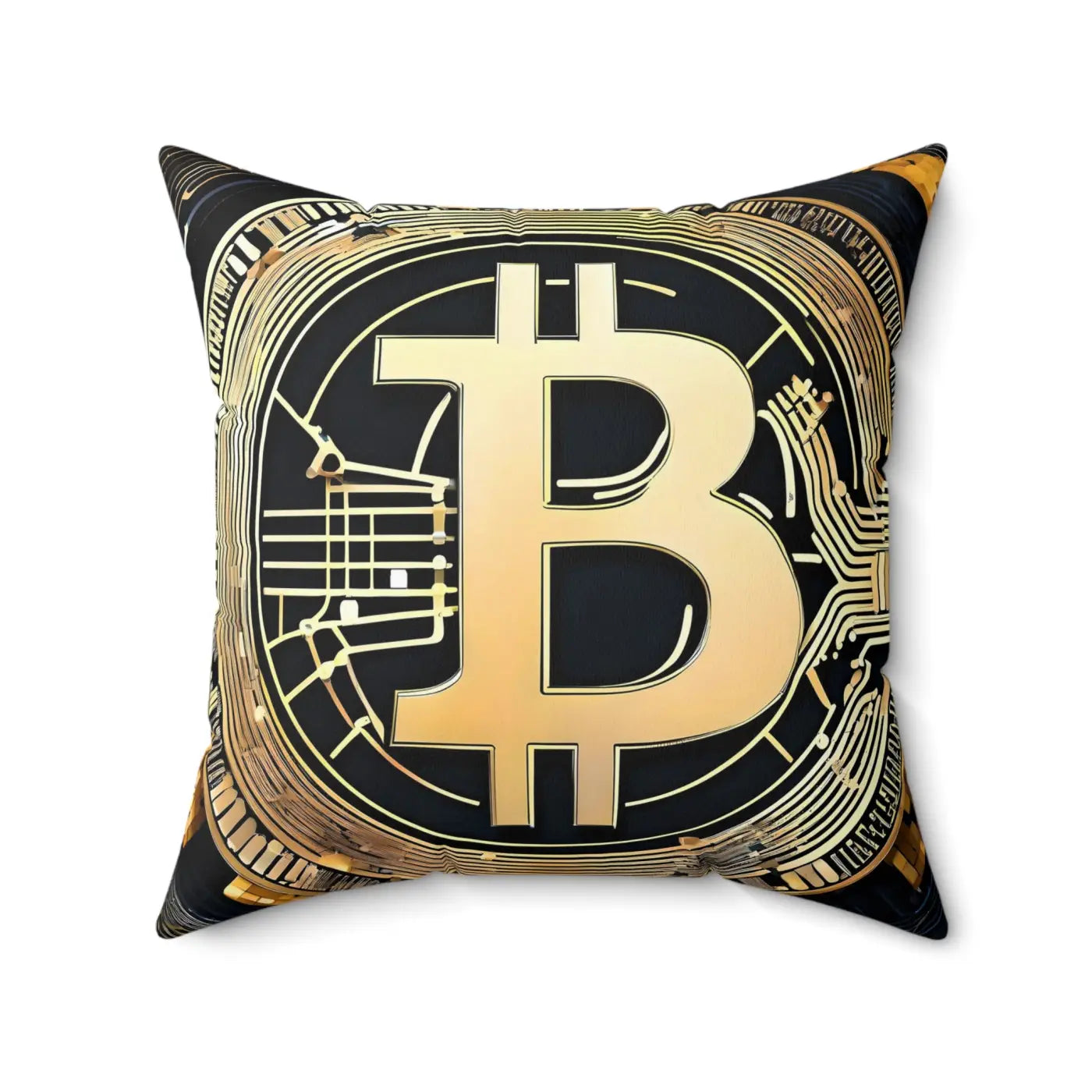 Cozy Spun Polyester Square Pillow - Bold Comfort Style - DipaliZ