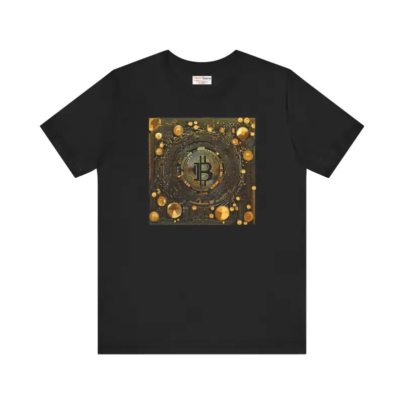 Bitcoin Circuit Unisex Jersey Short Sleeve Tee - Crypto Tech - DipaliZ