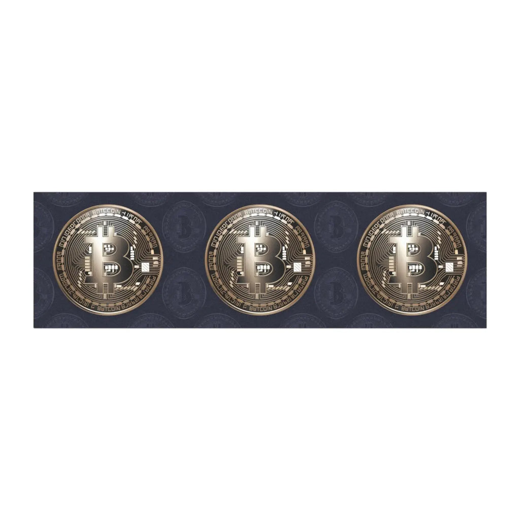 Bitcoin Car Magnets - White Base Style Design - DipaliZ