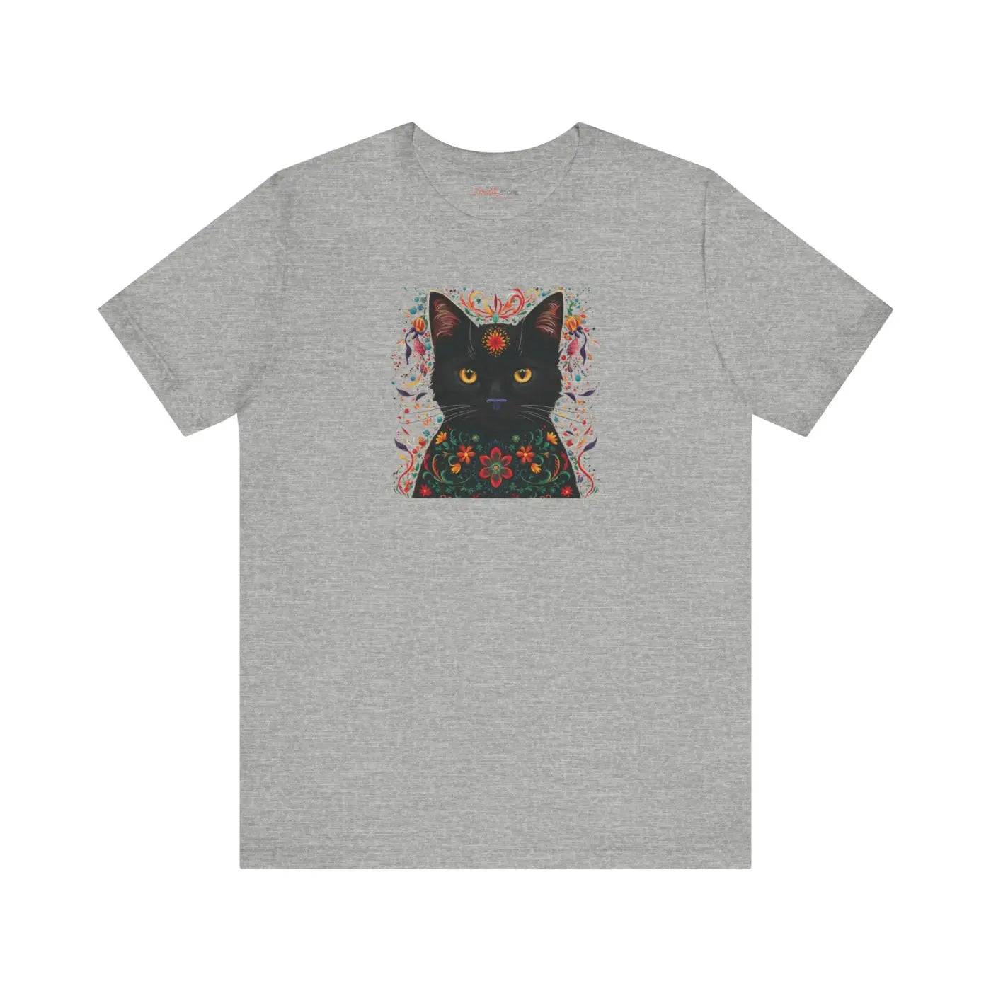 Chic Black Cat Tee - Unisex Jersey Short Sleeve - DipaliZ