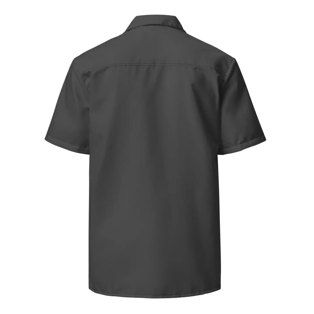 Cool Dog Lover Unisex Button Shirt - Bold Emblem Design - DipaliZ