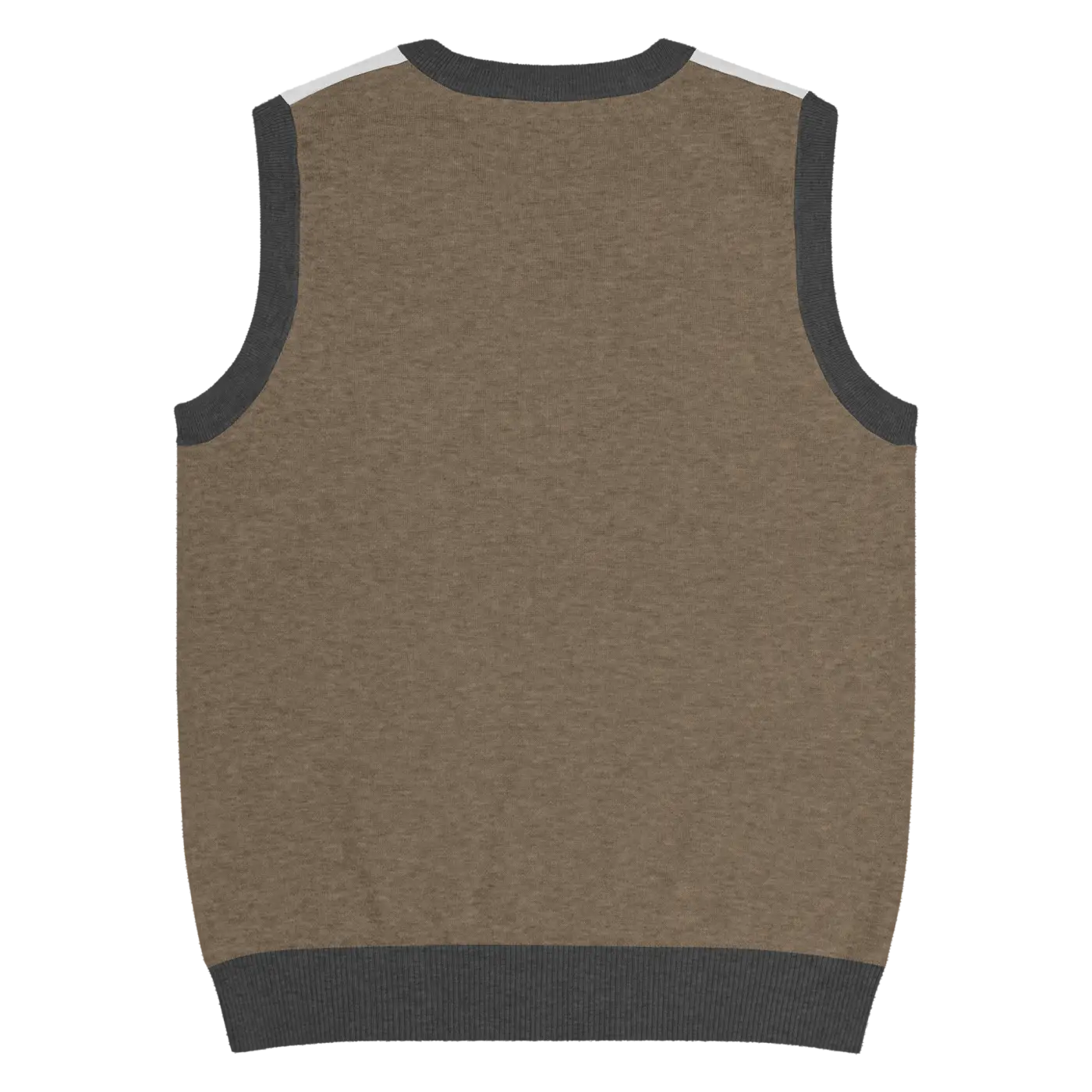 Christmas Reindeers Print Knit Vest - Festive Holiday - DipaliZ