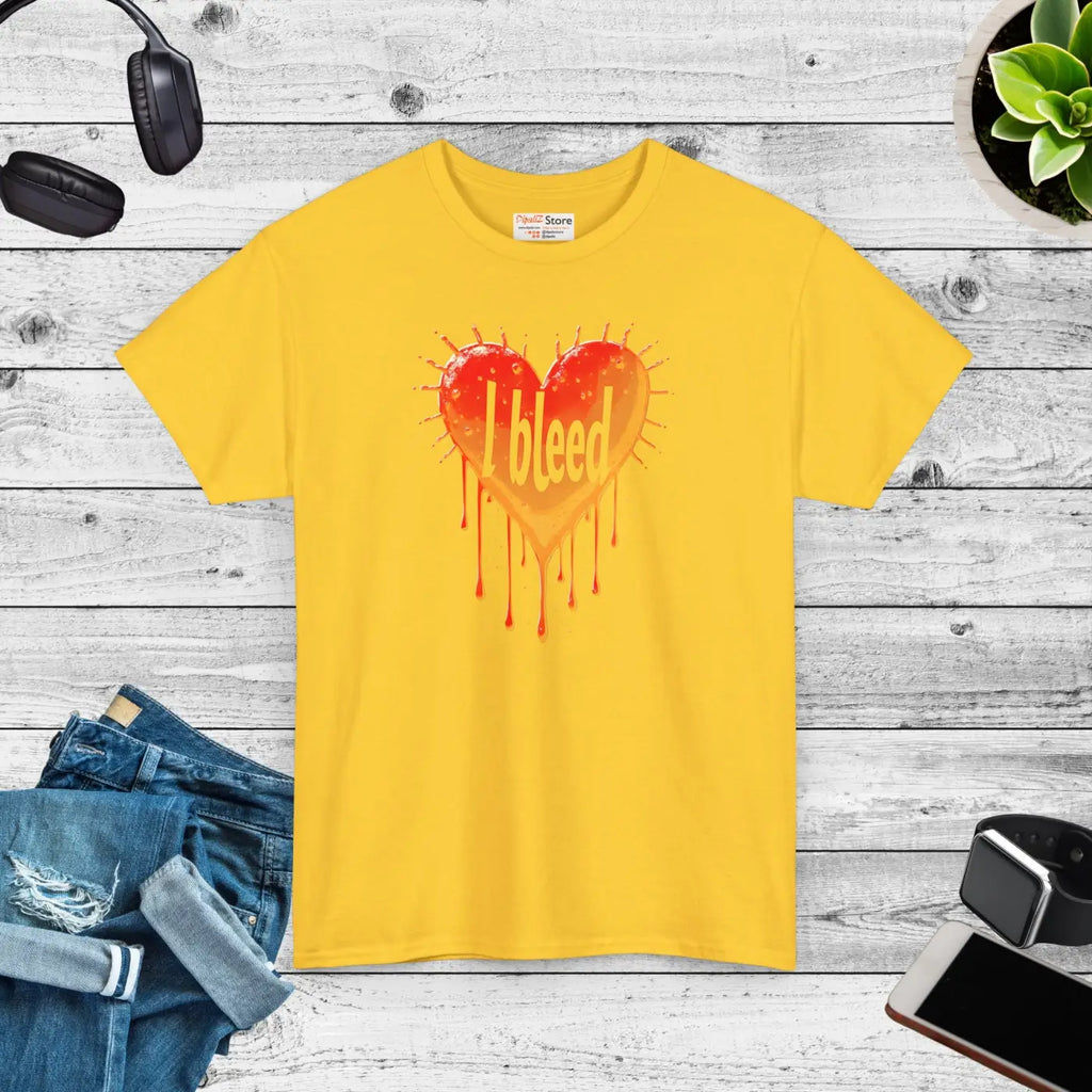 Unisex Heavy Cotton Tee - Super Football Passion Style - DipaliZ