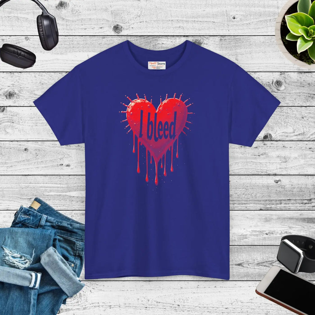 Unisex Heavy Cotton Tee - Super Football Passion Style - DipaliZ