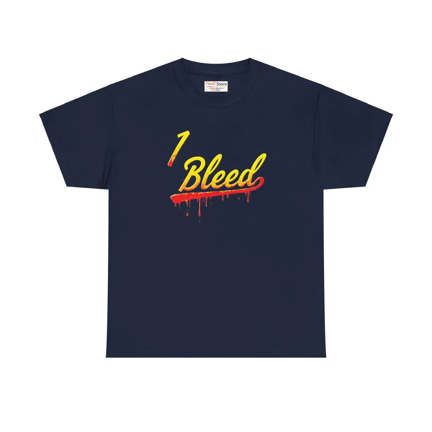 Bleed Yellow Heavy Cotton Tee - Super Football Fans - DipaliZ