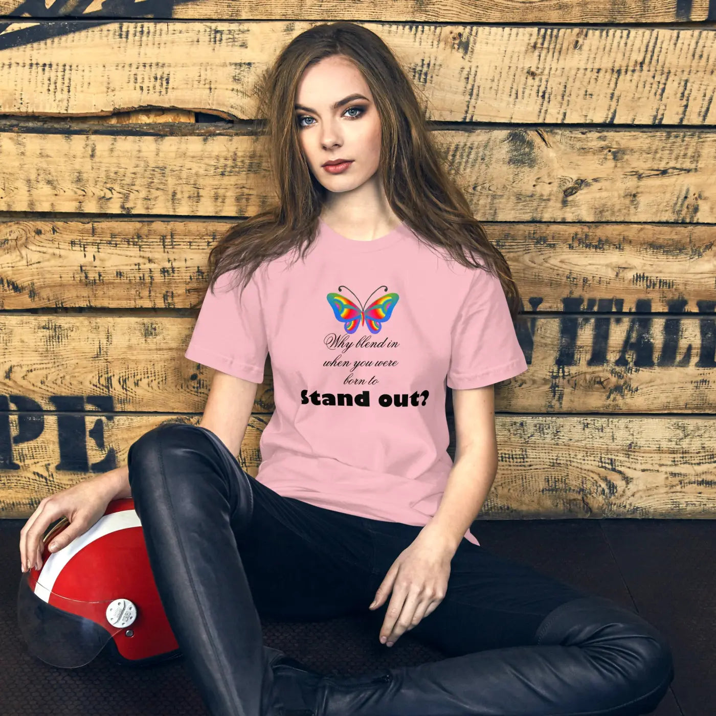 Butterfly Unisex T-Shirt - Ring-Spun Cotton Comfort - DipaliZ