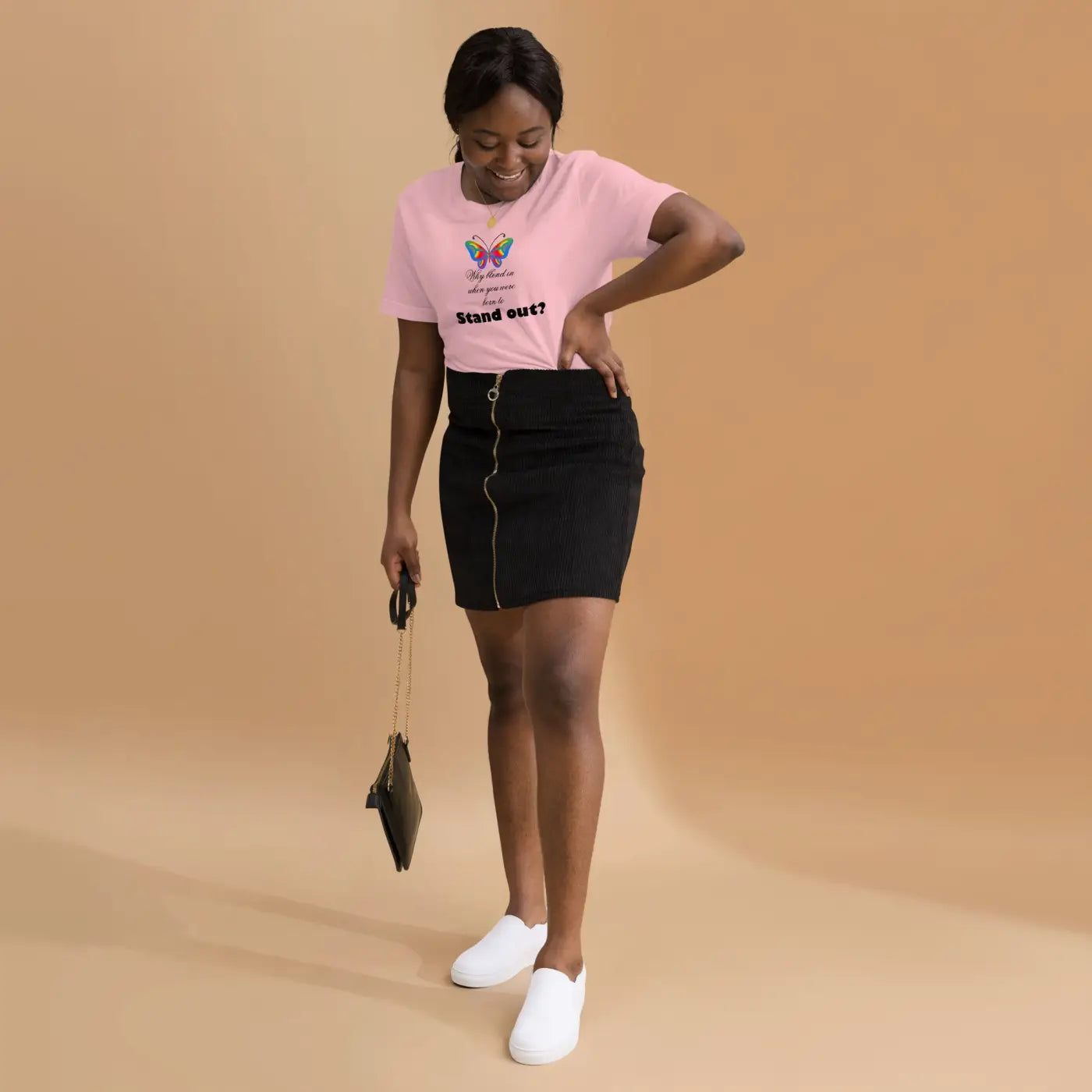 Butterfly Unisex T-Shirt - Ring-Spun Cotton Comfort - DipaliZ