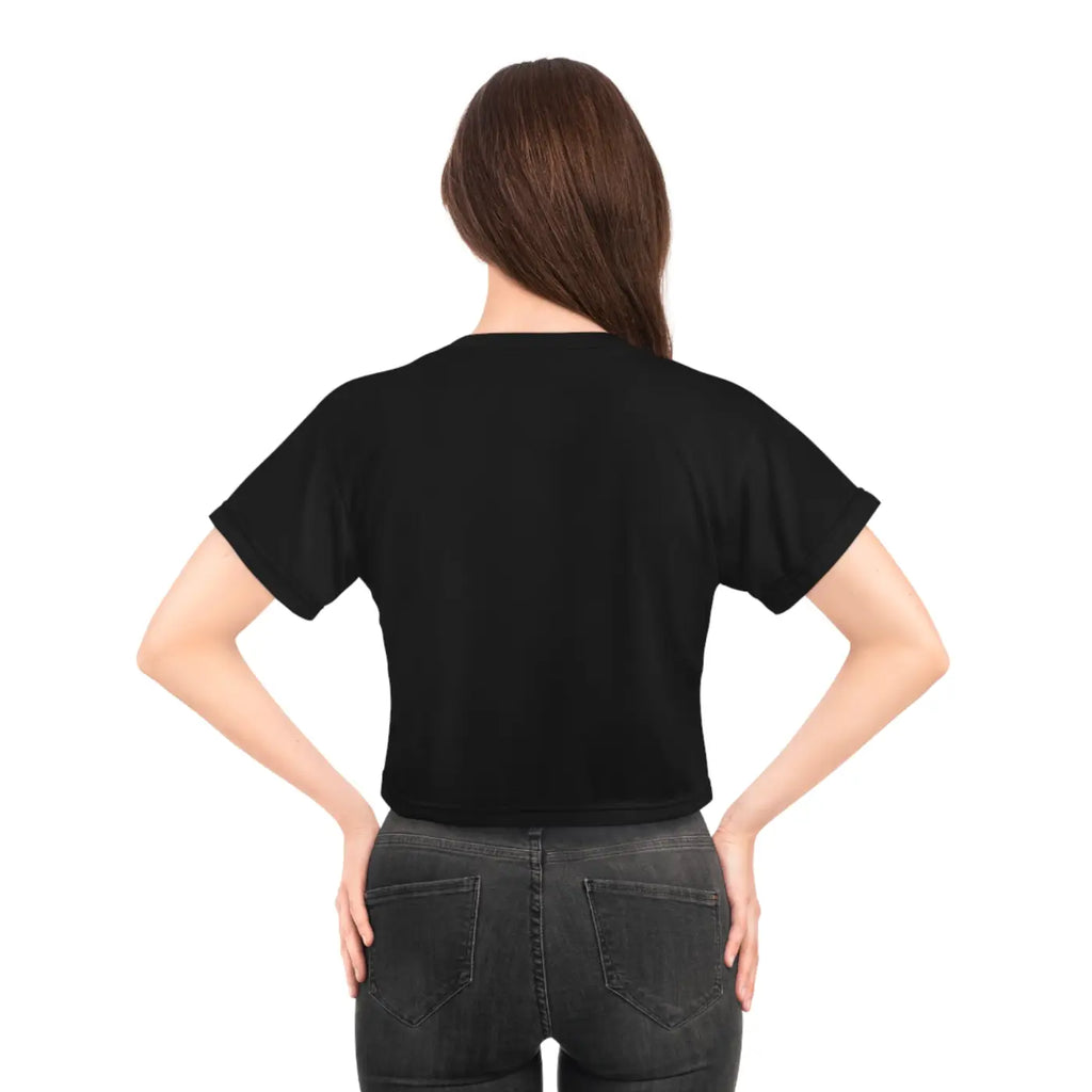 Wildflower AOP Crop Tee - Graceful Nature Print - DipaliZ