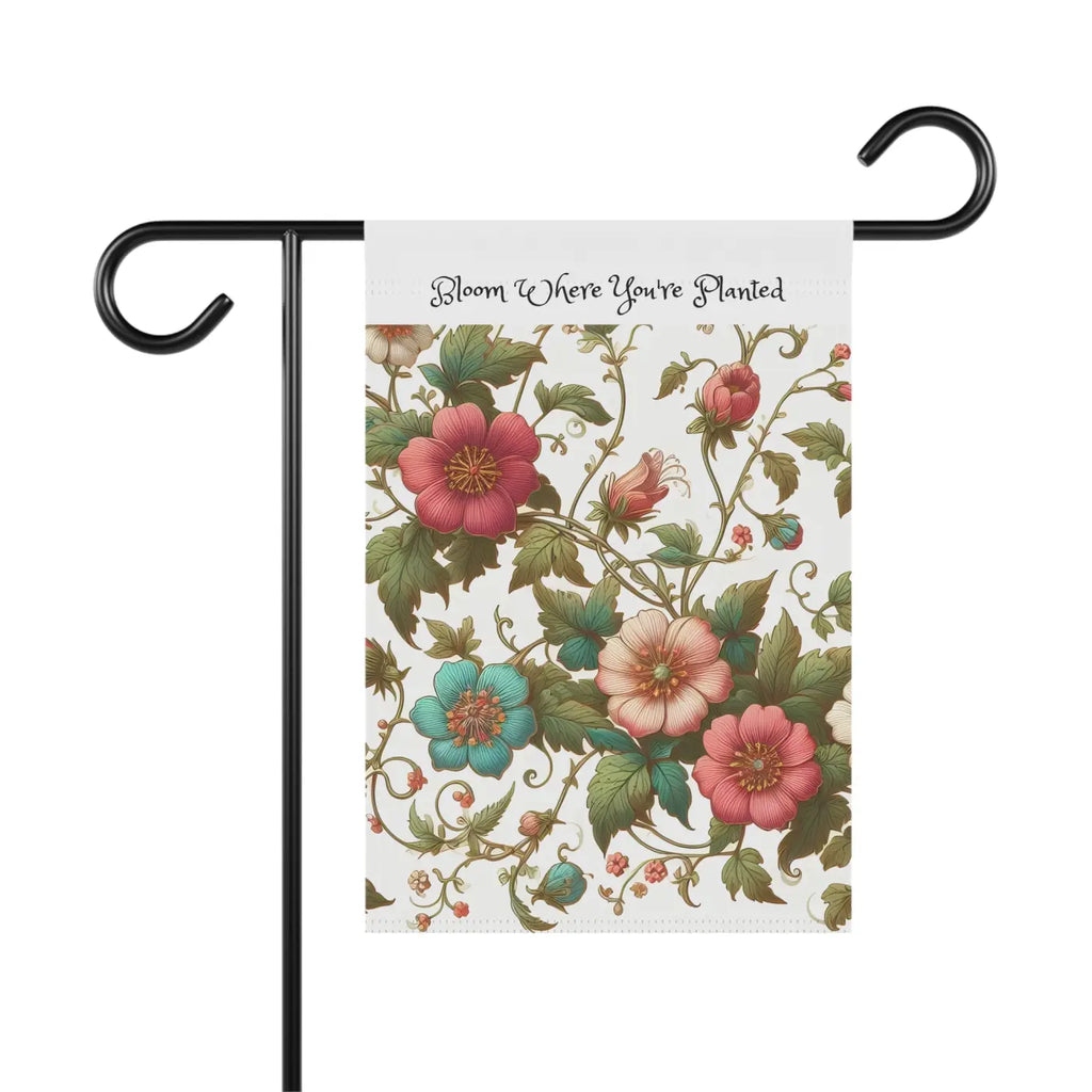 Bloom House Banner Poly Poplin Canvas Fabric - Nature Inspired - DipaliZ