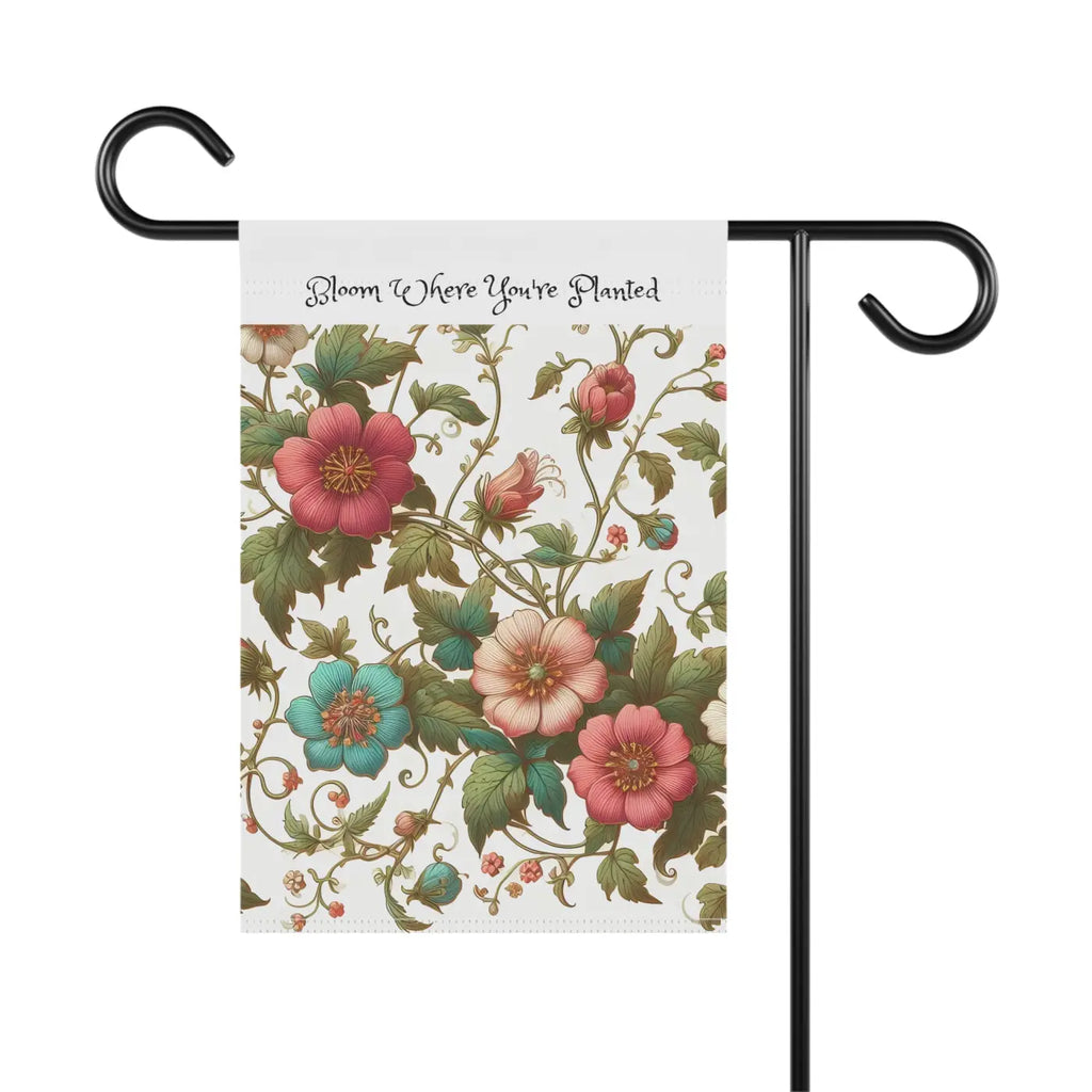 Bloom House Banner Poly Poplin Canvas Fabric - Nature Inspired - DipaliZ