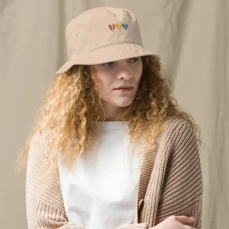 Organic Bucket Hat - Wildflowers Eco Style - DipaliZ