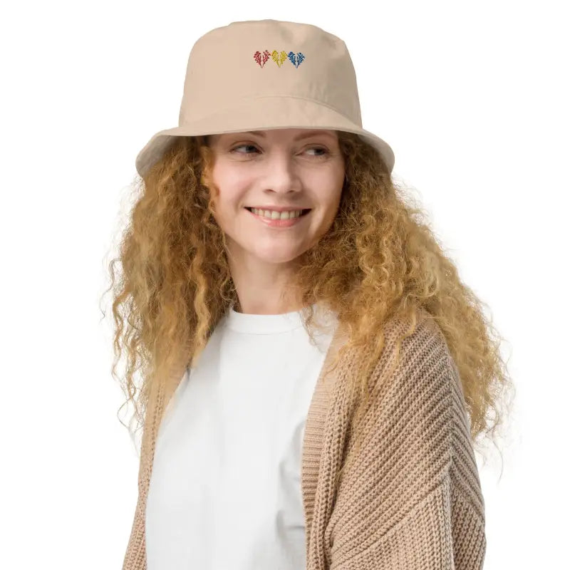 Organic Bucket Hat - Wildflowers Eco Style - DipaliZ