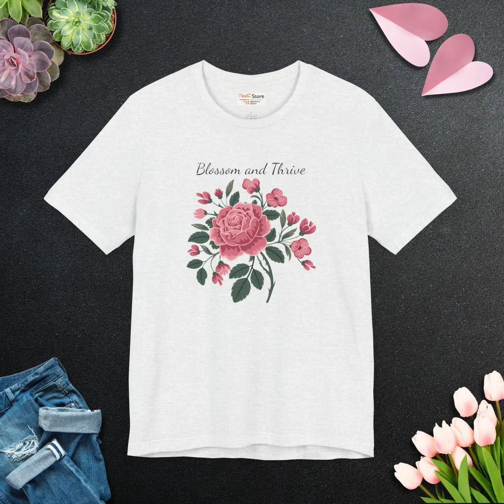Bloom Tee Unisex Jersey - Short Sleeve Comfort Style - DipaliZ