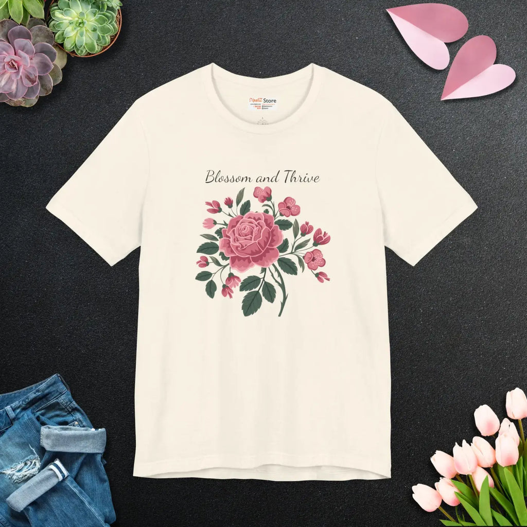 Bloom Tee Unisex Jersey - Short Sleeve Comfort Style - DipaliZ