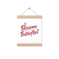 Statement Hanger Piece - Blossoms and Butterflies Art - DipaliZ