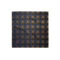 Dynamic Print Bandana - Blue and Gold Statement Piece - DipaliZ