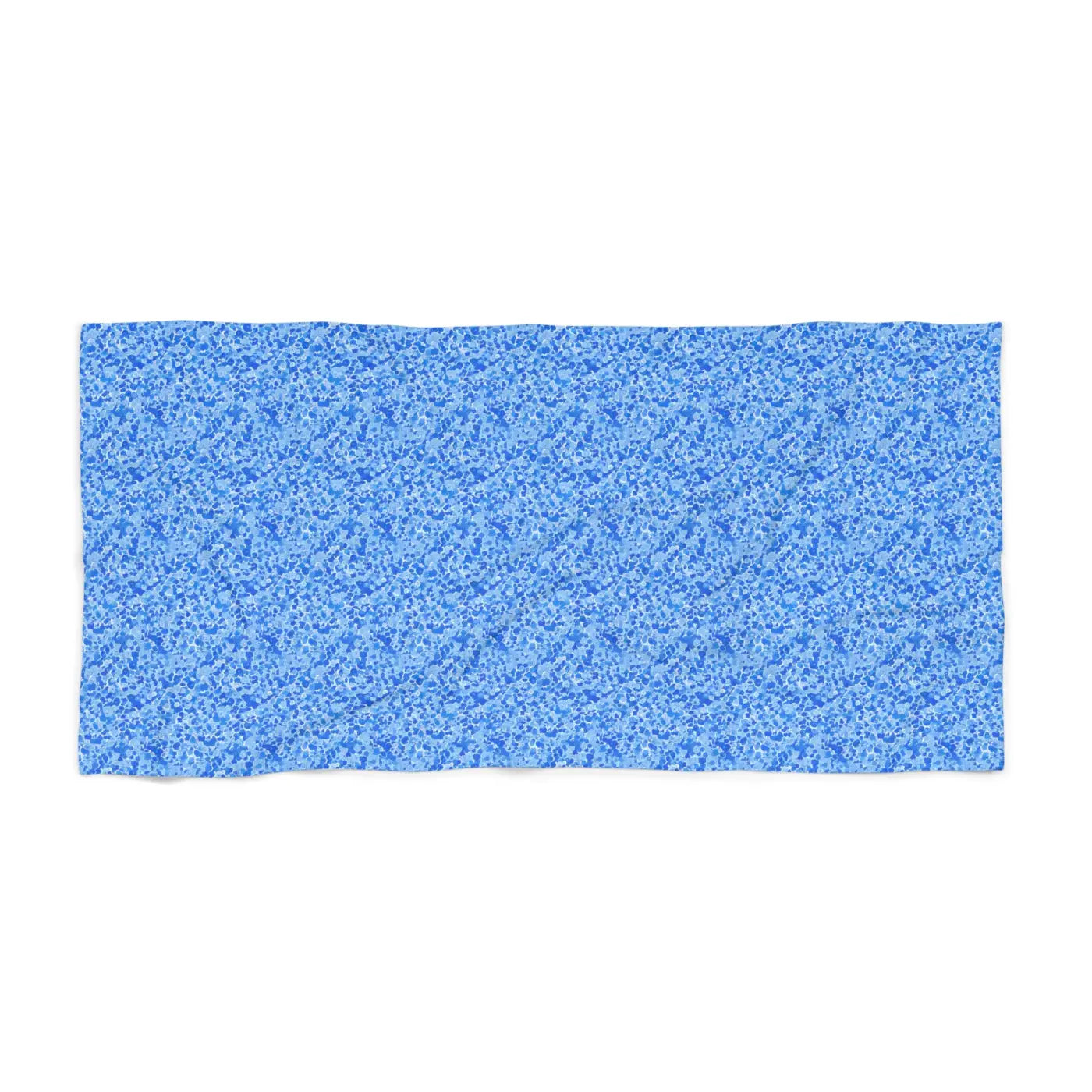 Intricate Blue Mosaic Beach Towel - Coastal Paradise - DipaliZ