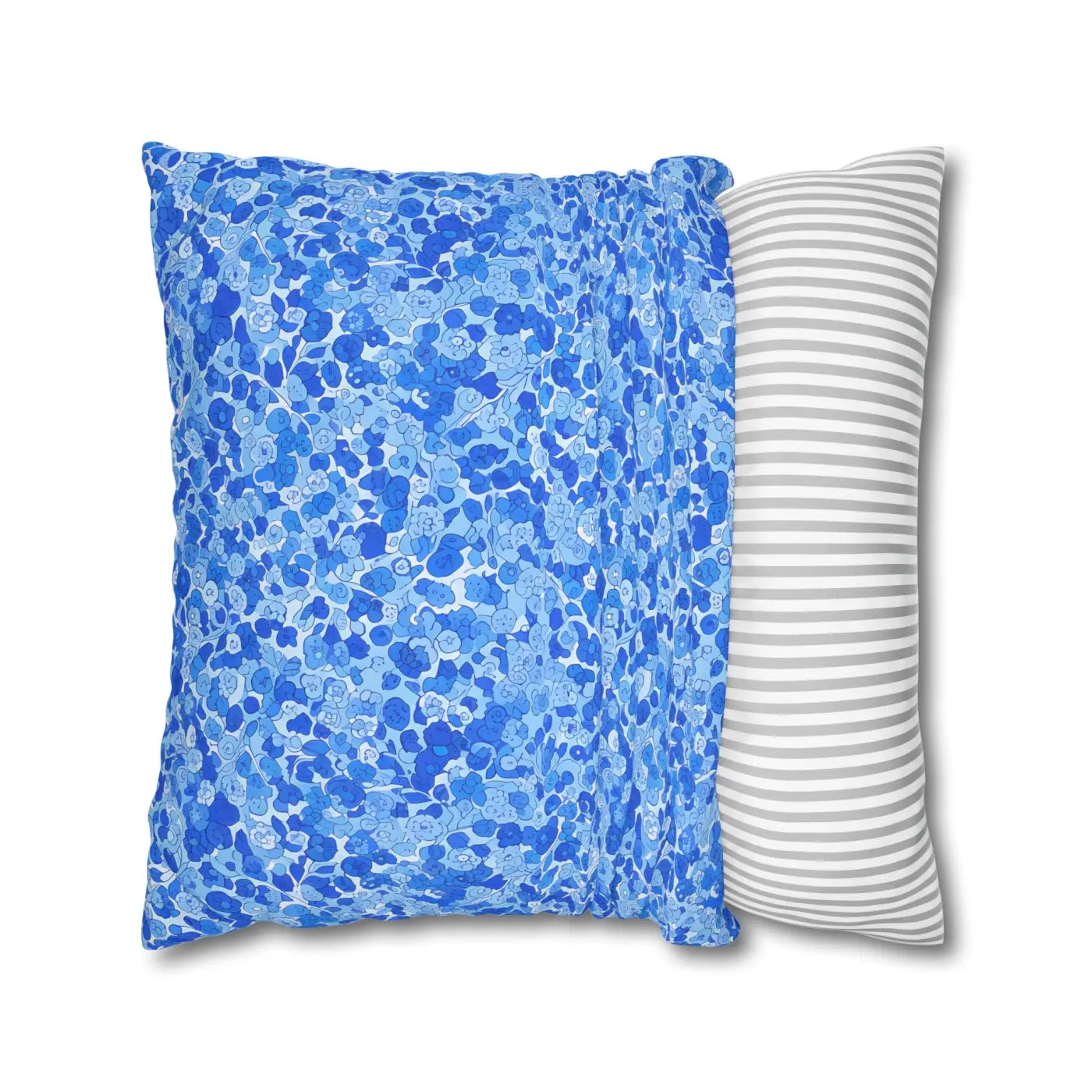 Blue Watercolor Dot Cushion - Ocean Inspired Decor - DipaliZ