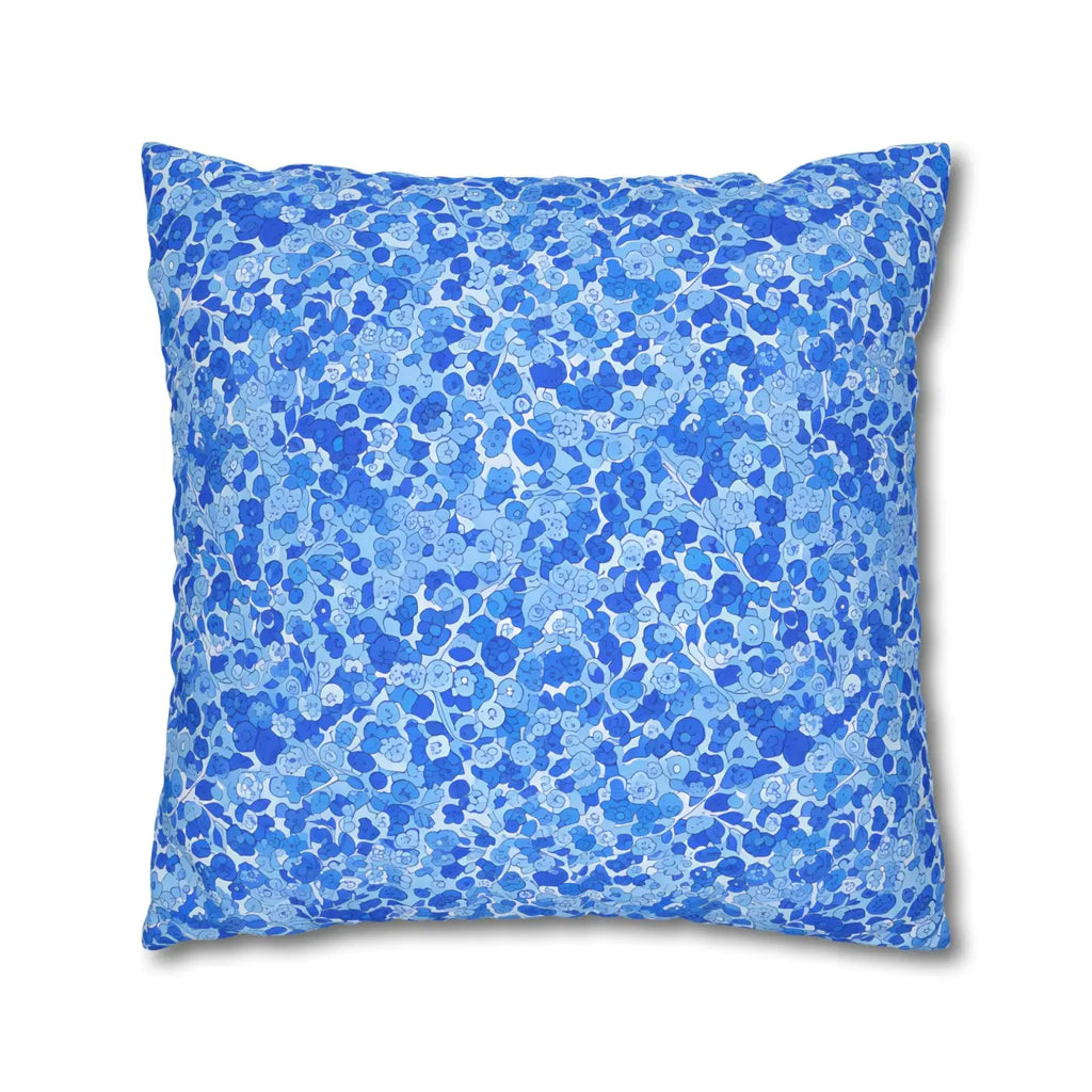 Blue Watercolor Dot Cushion - Ocean Inspired Decor - DipaliZ