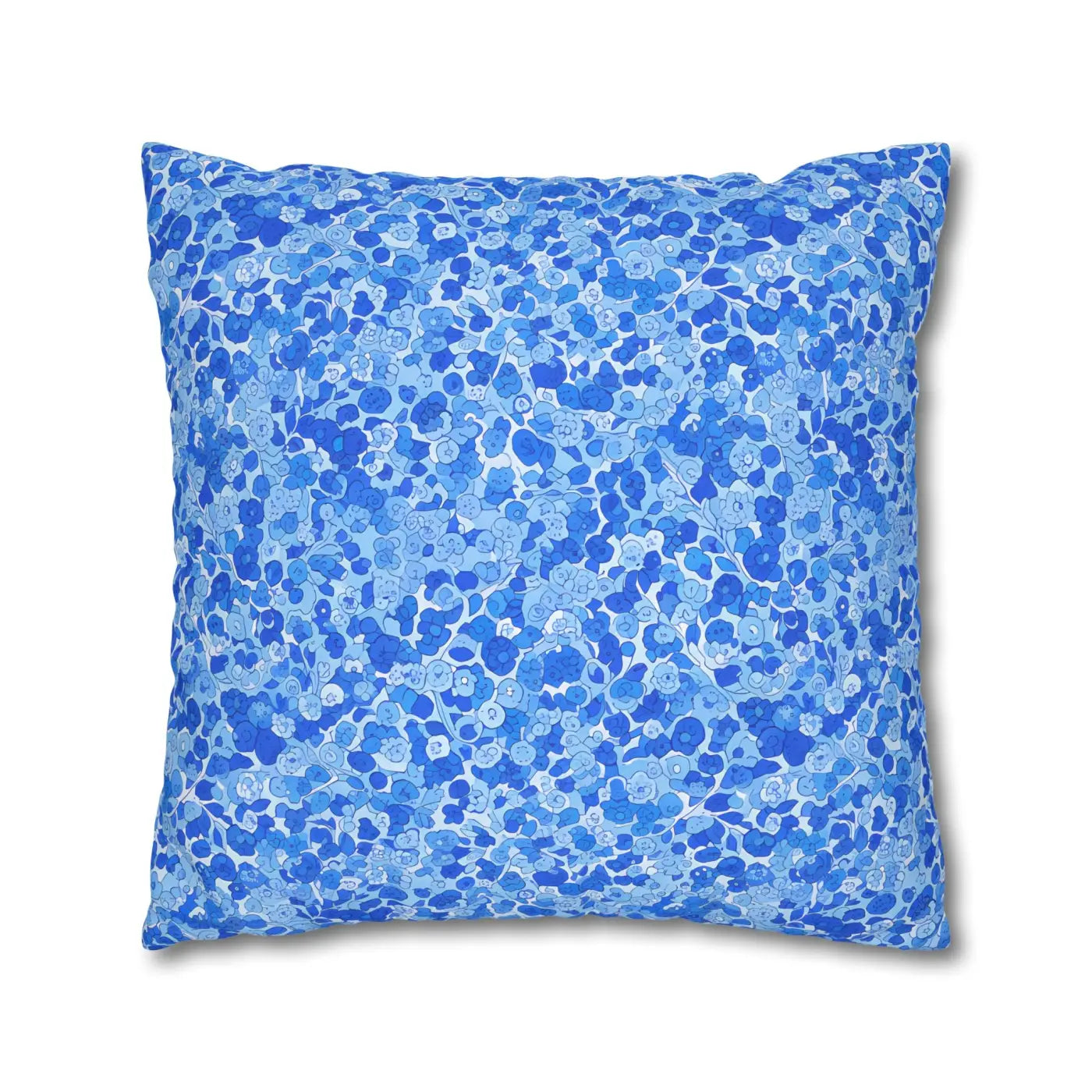 Blue Watercolor Dot Cushion - Ocean Inspired Decor - DipaliZ