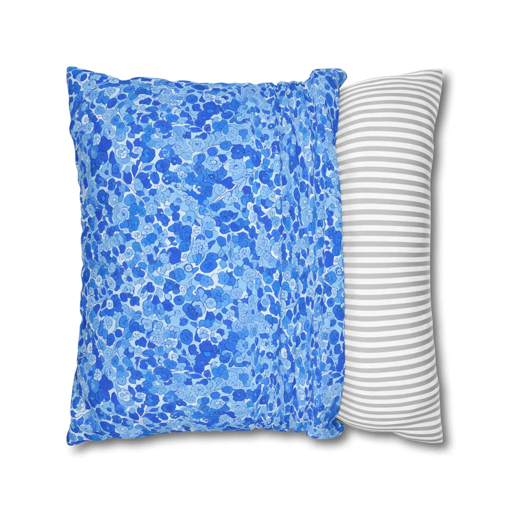 Blue Watercolor Dot Cushion - Ocean Inspired Decor - DipaliZ