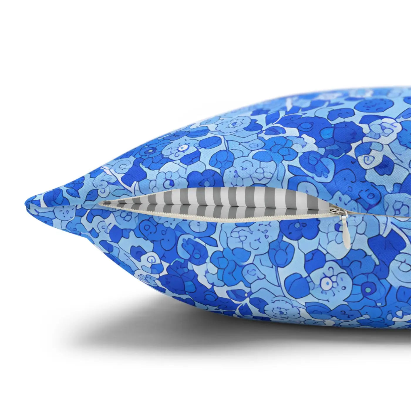 Blue Watercolor Dot Cushion - Ocean Inspired Decor - DipaliZ