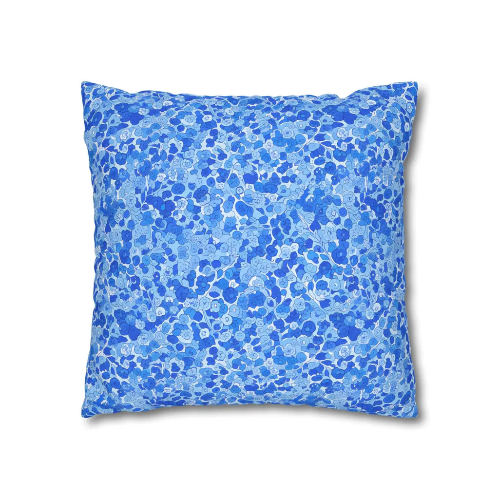 Blue Watercolor Dot Cushion - Ocean Inspired Decor - DipaliZ