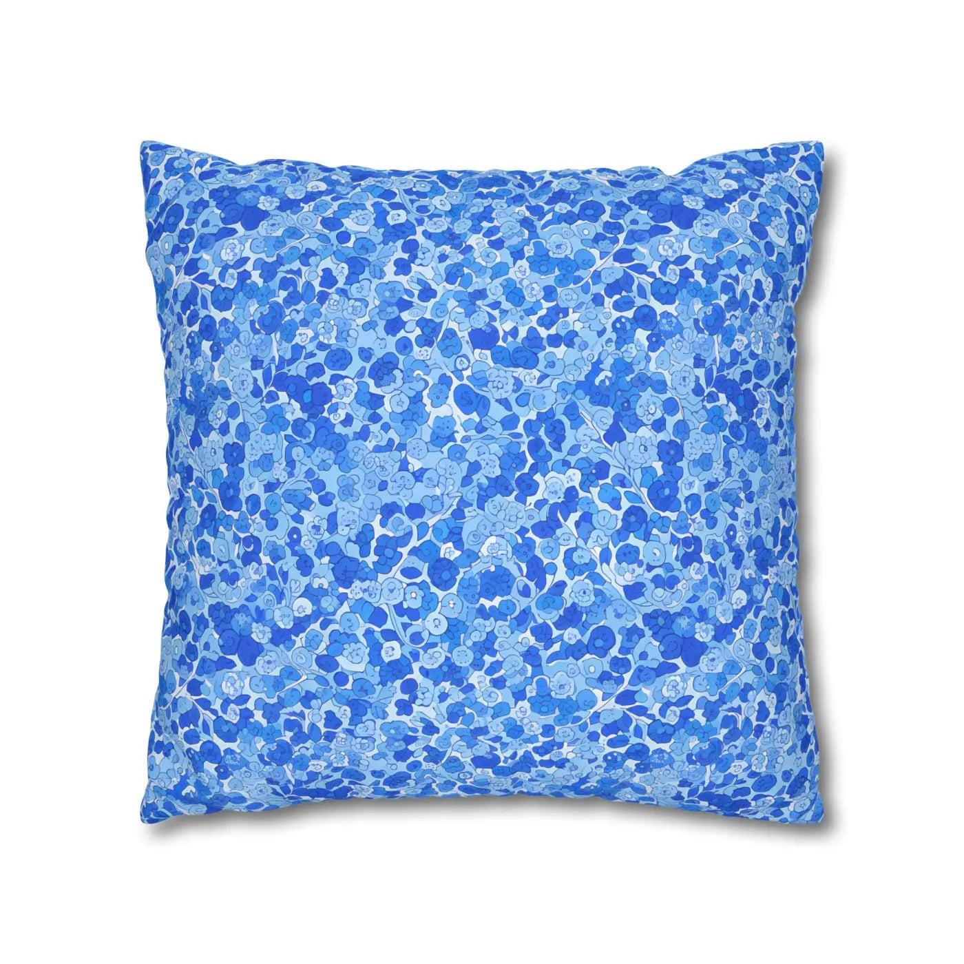 Blue Watercolor Dot Cushion - Ocean Inspired Decor - DipaliZ