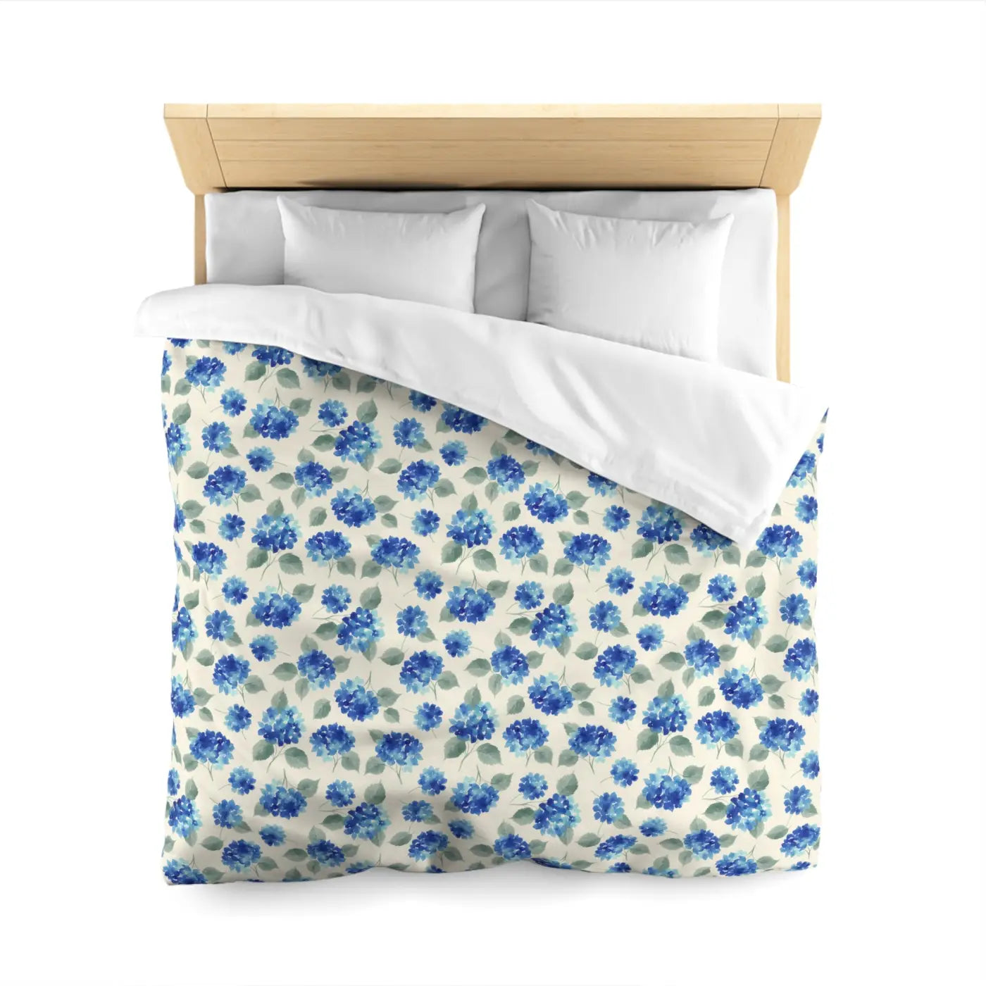 Watercolor Floral Duvet Cover - Garden Retreat Design - DipaliZ