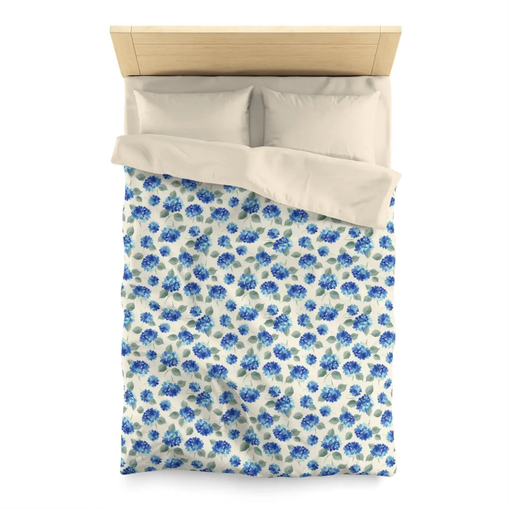 Watercolor Floral Duvet Cover - Garden Retreat Design - DipaliZ