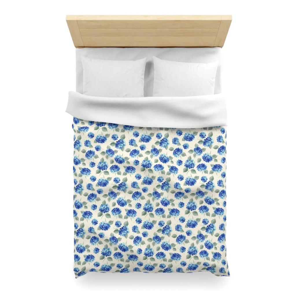 Watercolor Floral Duvet Cover - Garden Retreat Design - DipaliZ