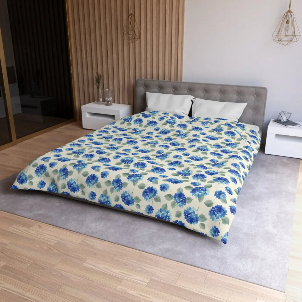 Watercolor Floral Duvet Cover - Garden Retreat Design - DipaliZ