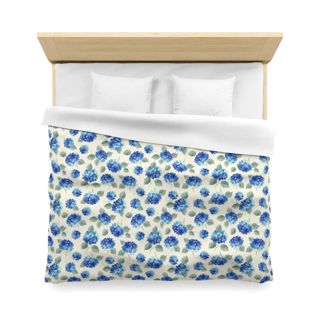 Watercolor Floral Duvet Cover - Garden Retreat Design - DipaliZ