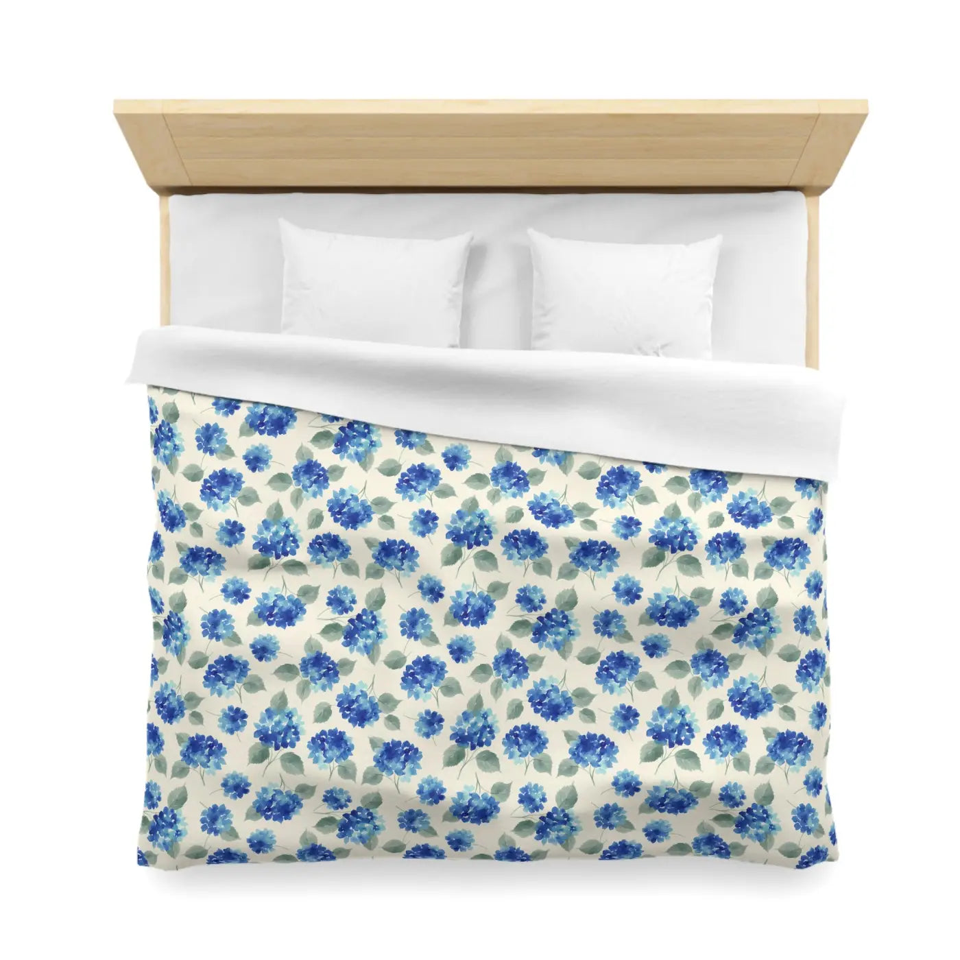 Watercolor Floral Duvet Cover - Garden Retreat Design - DipaliZ