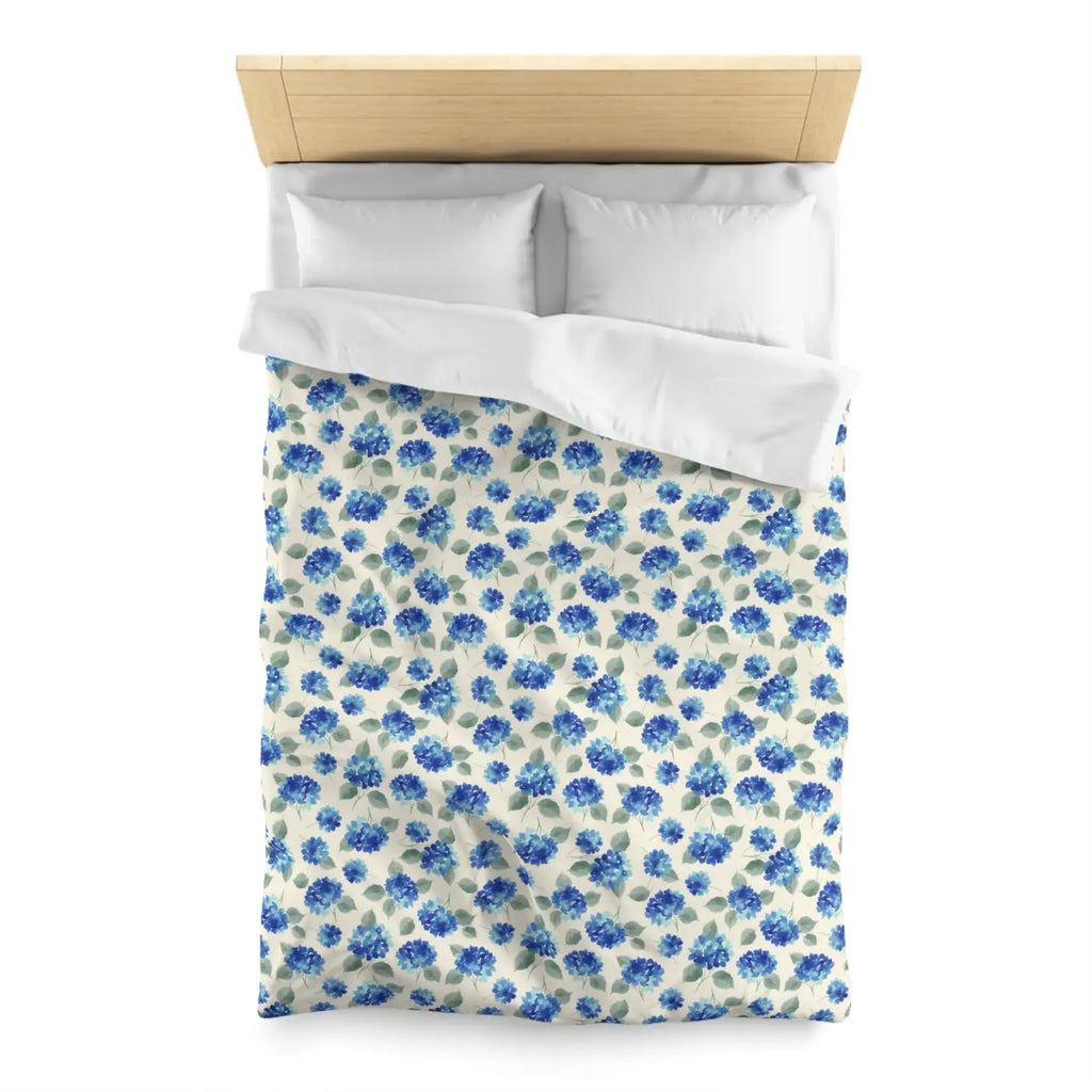 Watercolor Floral Duvet Cover - Garden Retreat Design - DipaliZ