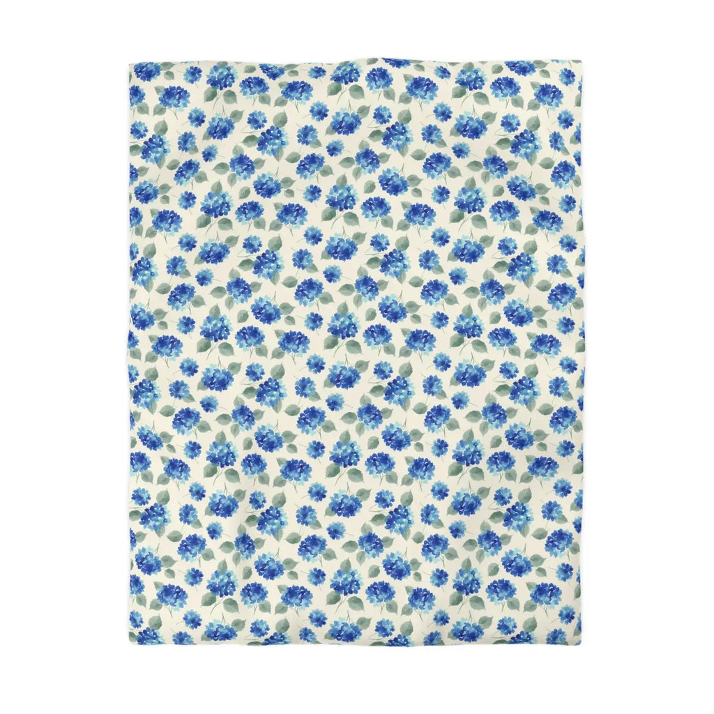 Watercolor Floral Duvet Cover - Garden Retreat Design - DipaliZ