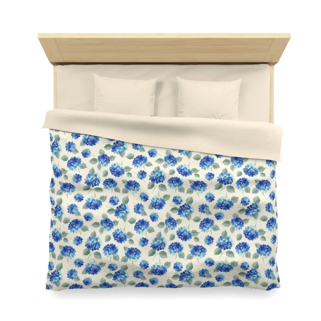 Watercolor Floral Duvet Cover - Garden Retreat Design - DipaliZ