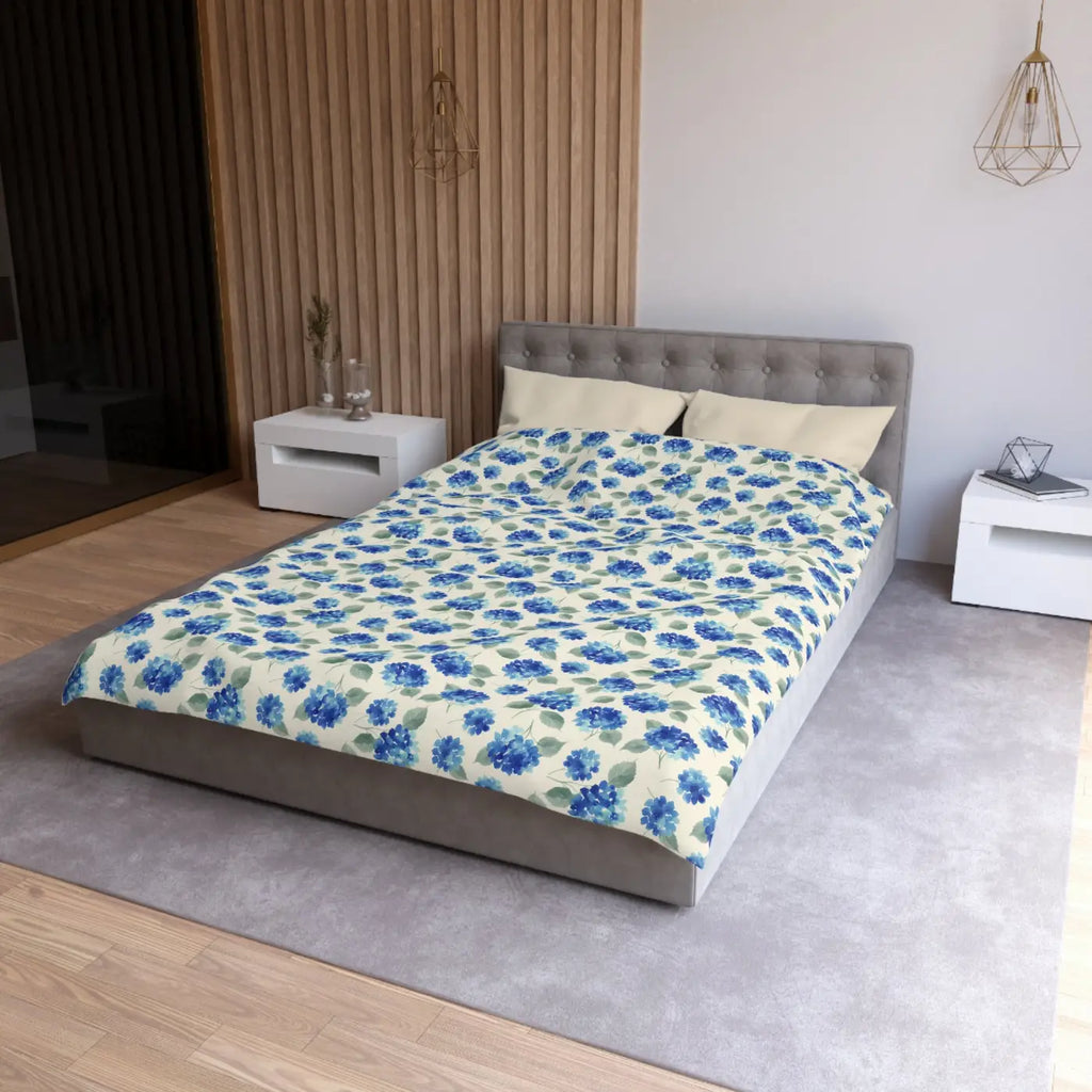 Watercolor Floral Duvet Cover - Garden Retreat Design - DipaliZ