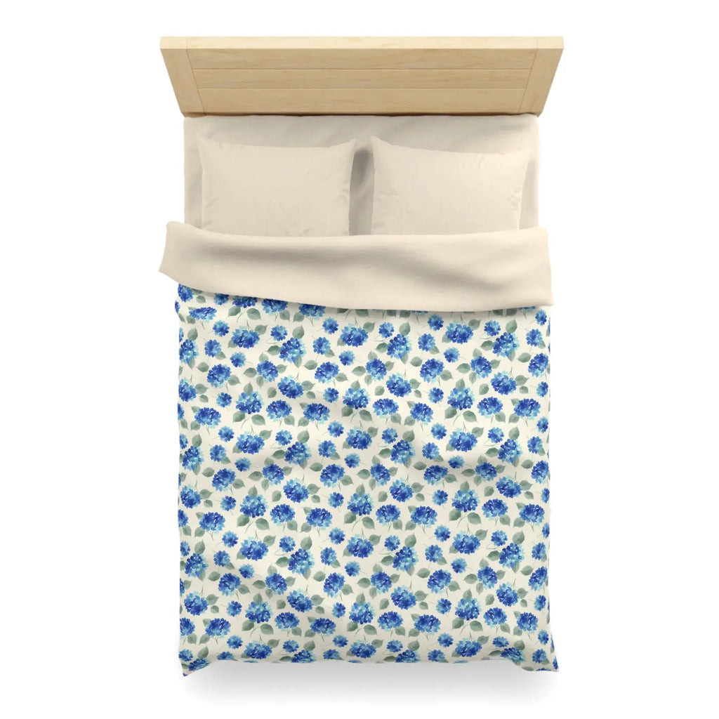 Watercolor Floral Duvet Cover - Garden Retreat Design - DipaliZ