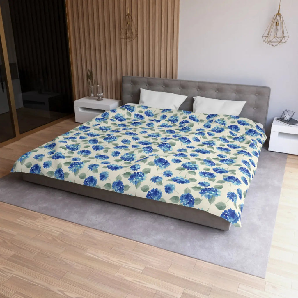 Watercolor Floral Duvet Cover - Garden Retreat Design - DipaliZ