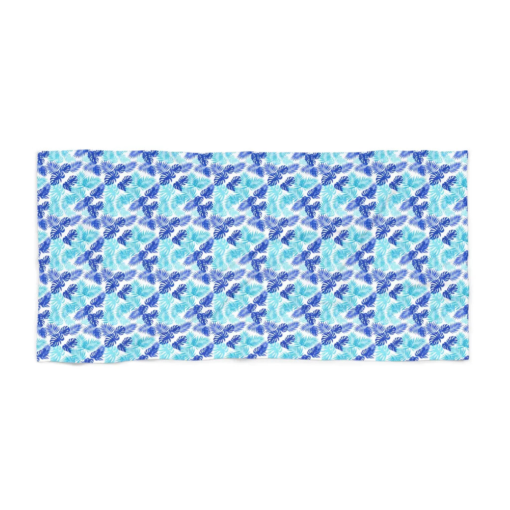 Watercolor Waves Beach Towel - Reinforced Hemmed Edges - DipaliZ