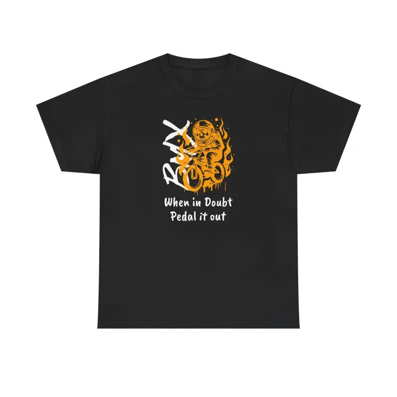 Trendy Unisex T-Shirt - BMX Pedal It Out Crew Neck - DipaliZ