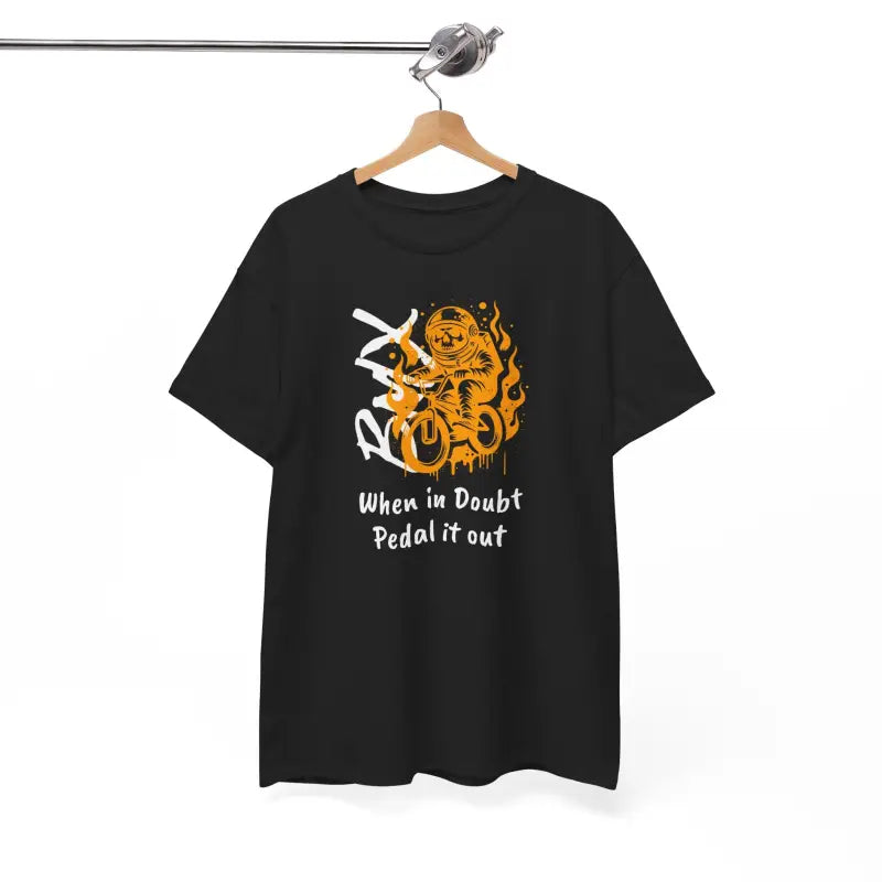 Trendy Unisex T-Shirt - BMX Pedal It Out Crew Neck - DipaliZ
