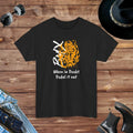 Trendy Unisex T-Shirt - BMX Pedal It Out Crew Neck - DipaliZ