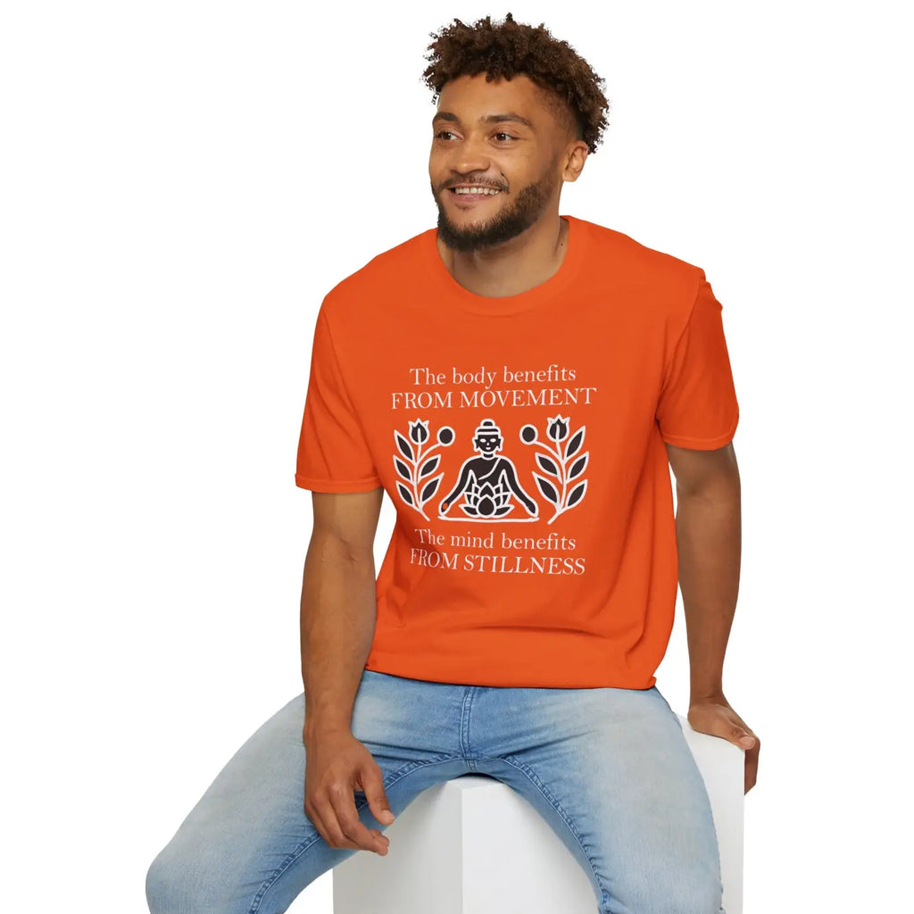 Unisex Softstyle Tee Boldly Balances Mind and Style - DipaliZ