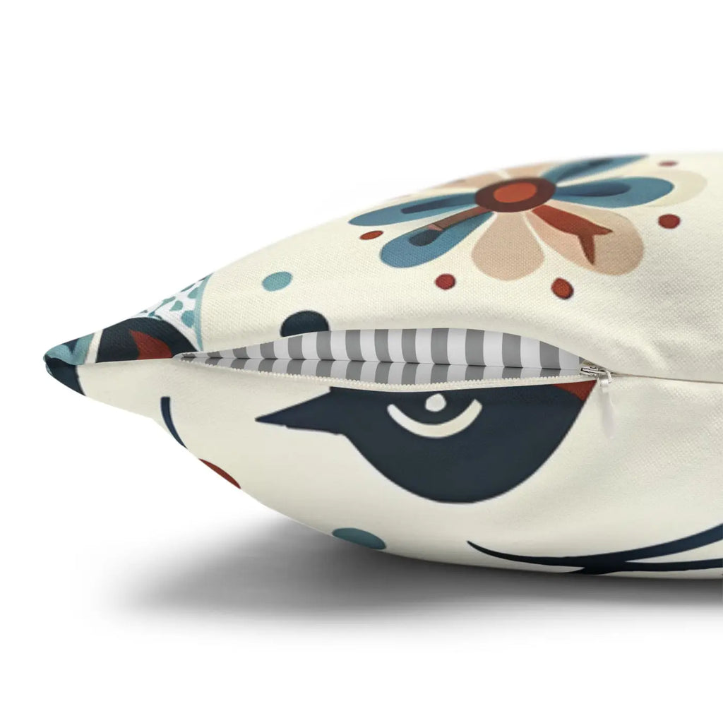 Bohemian Bird Print Pillowcase - Decorative Spun Polyester - DipaliZ