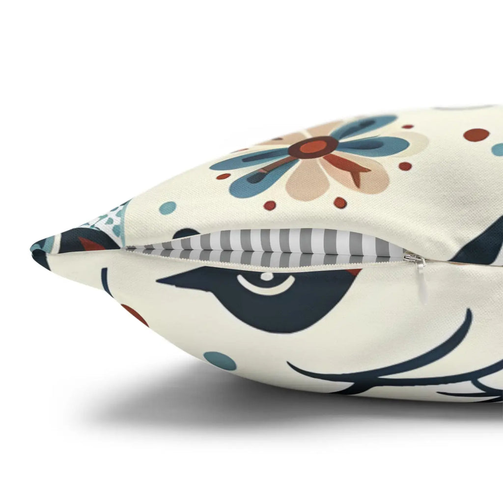 Bohemian Bird Print Pillowcase - Decorative Spun Polyester - DipaliZ